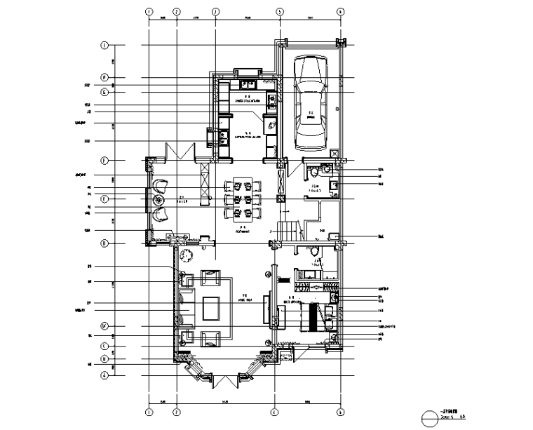3层别墅框架施工图效果图资料下载-夏日里的Tffiany|盘锦小别墅设计施工图（附效果图）