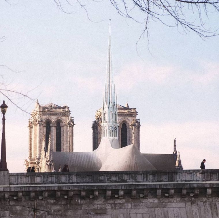 巴黎圣母院即将重建？建筑师和热心网友的概念方案亮了！_11