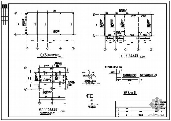 某污水厂加药间结构图-2