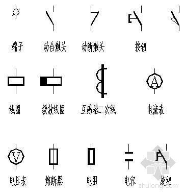 cad电气常用块资料下载-常用电气CAD标准图形