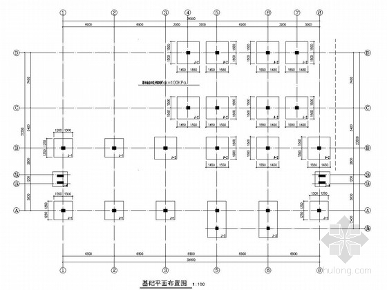 农家乐CAD建筑图纸资料下载-[辽宁]地上一层框架结构农家乐结构施工图