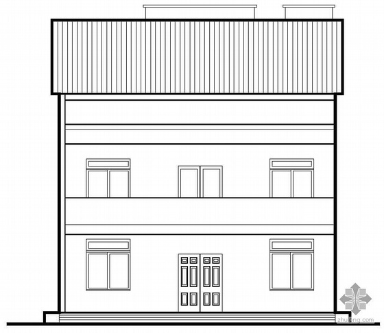 三层小康农居方案资料下载-某三层小康农居建筑结构施工图