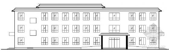 三层教学楼建施图资料下载-某三层综合教学楼建筑方案图