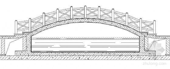 木拱桥节点资料下载-木拱桥详图