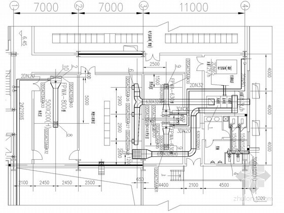 集中式风管空调系统资料下载-[浙江]电厂集控楼集中式空调通风防排烟系统设计施工图（特殊区域）