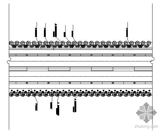 绿化带绿化方案资料下载-上海某公路道路绿化带建设方案