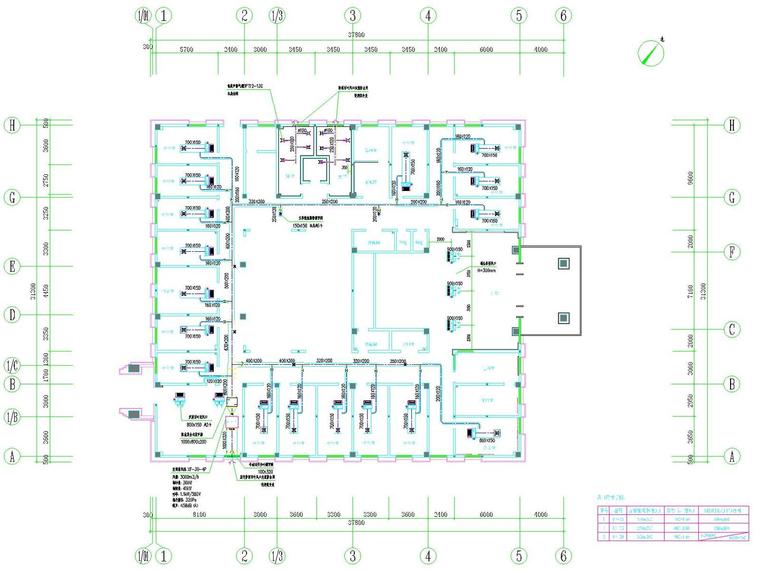 建筑施工图设计公共建筑资料下载-[江西]多层综合楼公共建筑空调通风及防排烟系统设计施工图