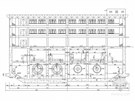 厂房施工横道图资料下载-[江苏]阶梯式泵站站身工程施工图