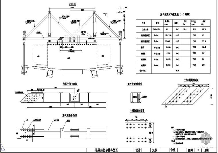 港珠澳大桥设计图资料下载-杭州某大桥挂篮设计图