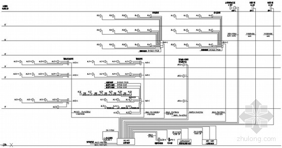服装商场装修施工设计图资料下载-张家口某六层商场电气设计图