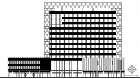 工业风办公楼设计资料下载-[苏州]某工业园区邮政局中心办公楼建筑结构水电风施工图
