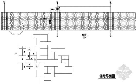 硬质铺地平面图图片