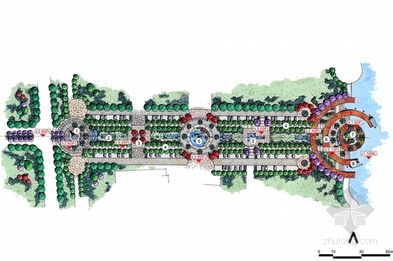 苏州景观设计方案资料下载-[苏州]商业街景观设计方案（手绘）