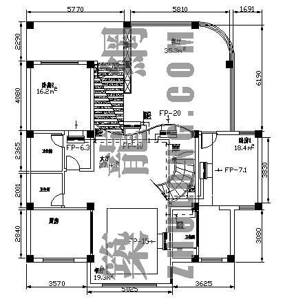 130风冷模块空调设计图资料下载-某别墅风冷模块及MRV设计图