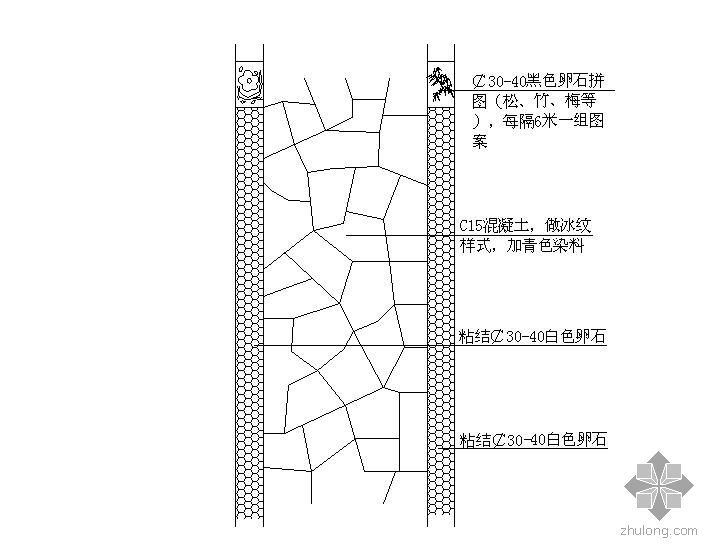 环山步道做法详图资料下载-散步道做法大样图