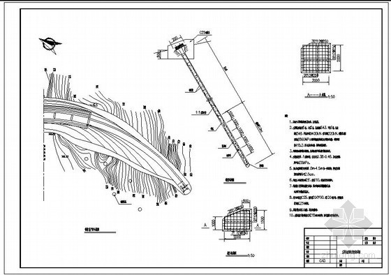 预应力混泥土结构图资料下载-某预应力锚索结构图