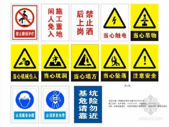 标识标牌模型资料下载-[湖南]高速公路项目部标准化标识标牌设计图30张（彩色高清图）