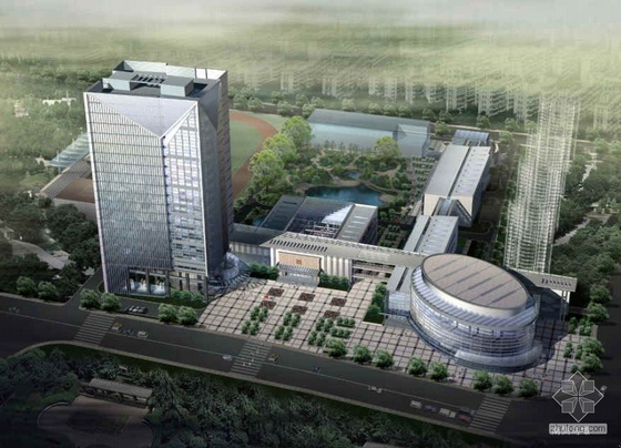 [杭州市]某十四层商业综合楼建筑施工图及室内装修施工图- 