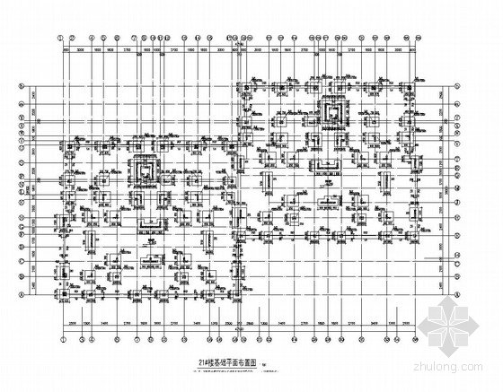 一层洋房平面图资料下载-[四川]七层异形柱框剪结构洋房结构施工图