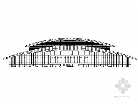 吉林大剧院钢结构施工图资料下载-[吉林]现代风格四层剧院施工图