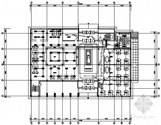 大型售楼处装修施工图资料下载-大型楼盘三层售楼处全套电气施工图纸