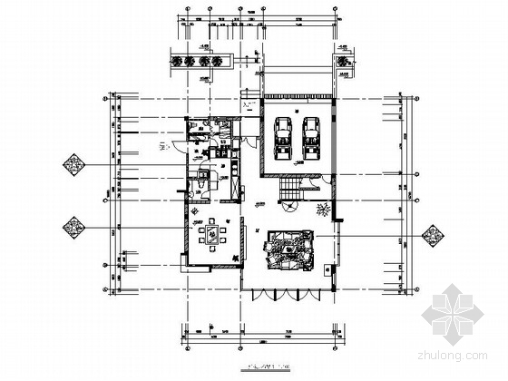 橱柜厨房设计CAD施工图资料下载-[苏州]精品三层别墅室内设计全套施工图