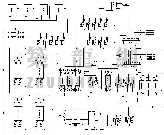 空调循环机组控制原理图资料下载-电制冷空调系统原理图