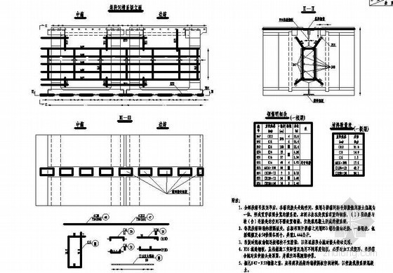 拱桥横系梁资料下载-1-50m箱形拱桥箱段间横系梁构造节点详图设计