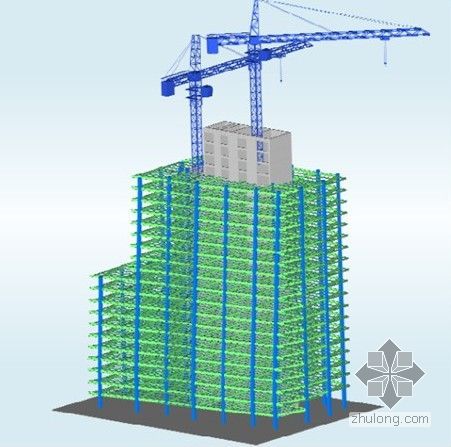 上海某高层办公楼钢结构工程施工组织设计（框架核心筒 钢骨混凝土柱 图文并茂）- 