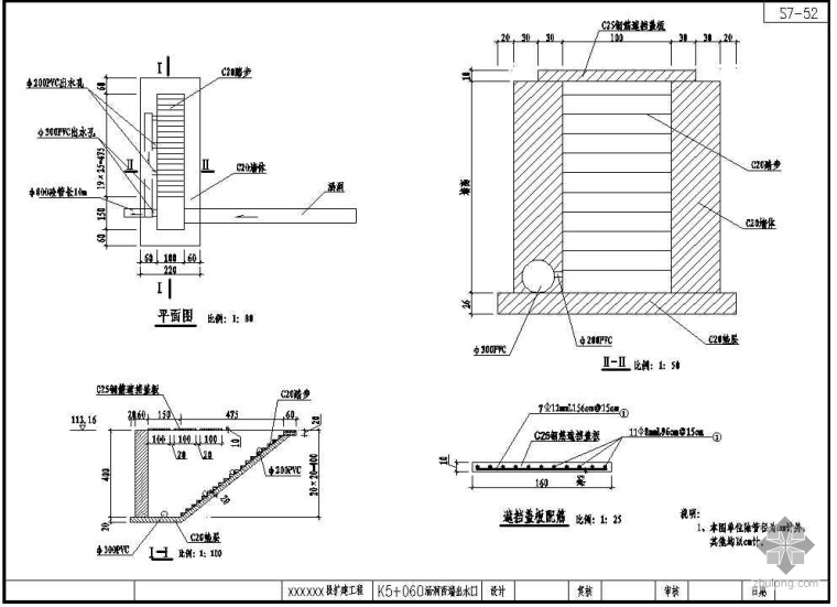 出水口大样图资料下载-某市政工程排水设计图