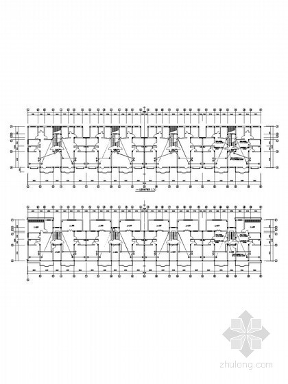 五层住宅楼电气施工图-阁楼层弱电平面图 