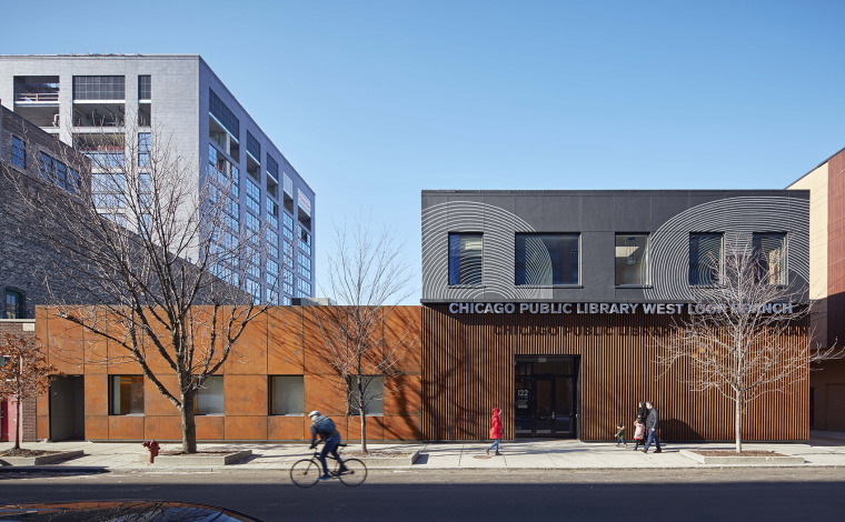 美国公共图书馆WestLoop分馆-001-chicago-public-library-west-loop-branch-by-som