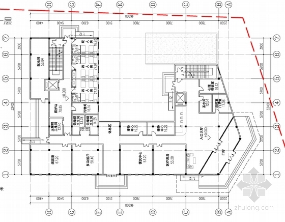 [合集]4套大型中式风格医疗建筑设计方案文本-4套大型中式风格医疗建筑平面图