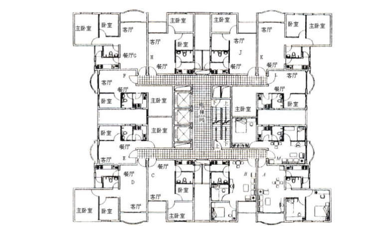 二层楼施工组织方案资料下载-11幢33层的高级豪华高层商住楼施工组织设计方案（共66页）