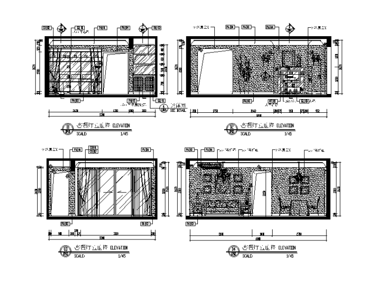 [广东]一套样板房设计CAD施工图（含效果图）-【广东】一套样板房设计CAD施工图（含效果图）