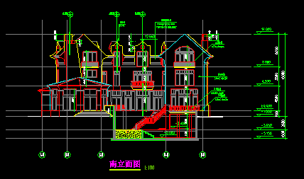 英式建筑别墅资料下载-某英式别墅石材整套图