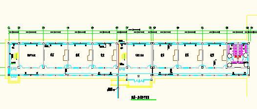 多层教学楼建筑采暖系统设计施工图-西楼一层采暖平面图.jpg