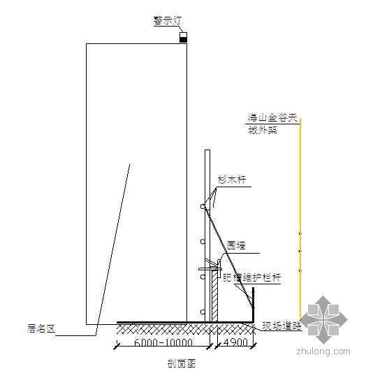 武汉某高层塔式起重机群塔作业防撞措施（附带平面布置图和防护图）- 