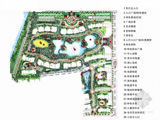 新古典主义小区方案资料下载-[江苏]新古典主义居住小区景观概念设计方案（知名设计机构）