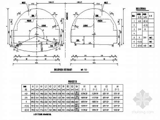 隧道通用资料下载-80Km／h四车道高速公路连拱隧道通用图65张（设计院内部使用）