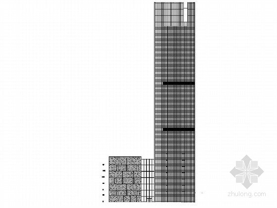 33层平面图资料下载-[深圳]33层玻璃幕墙地铁大厦建筑设计施工图
