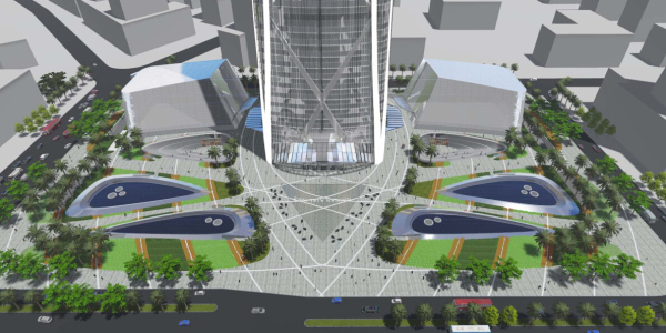 2020最新景观设计资料下载-[海南]现当都市商业新景观概念设计