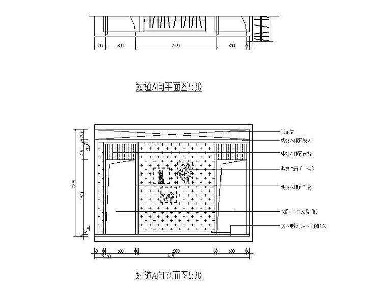 [南昌]温馨简欧三居室设计施工图-[南昌]温馨简欧三居室设计立面图