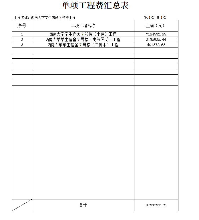 学生宿舍楼工程量的计算---毕业设计-7