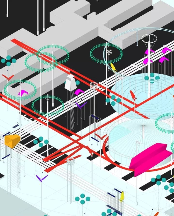 经典建筑分层轴测图资料下载-好看的22张建筑轴测图