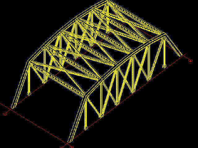 全钢结构桥梁钢桁架深化图139张CAD-钢桁架图