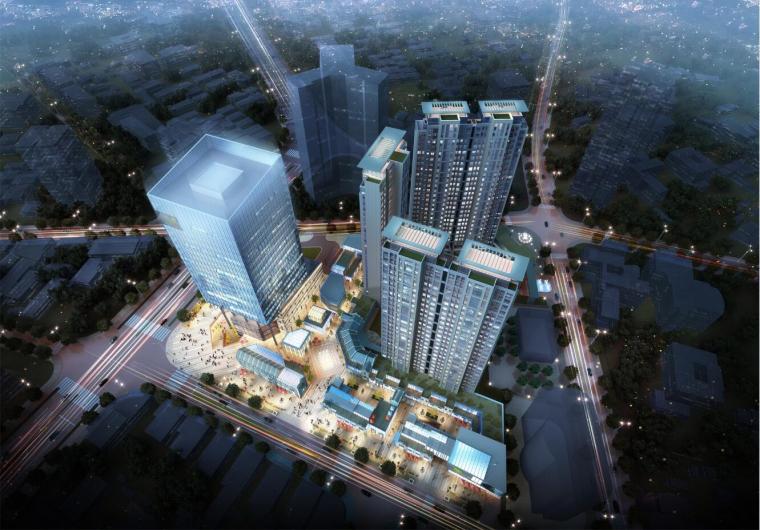 建筑概念模型制作资料下载-[上海]中垠御里项目投标概念方案模型设计