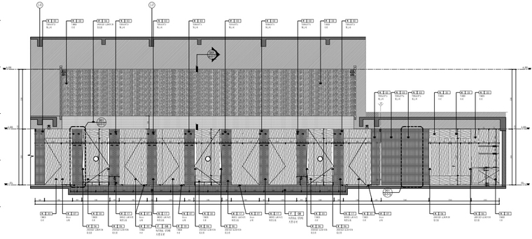 JAYA-恒禾置地五缘湾璞尚酒店中餐厅方案+施工图-中餐厅一层走廊立面图（1）