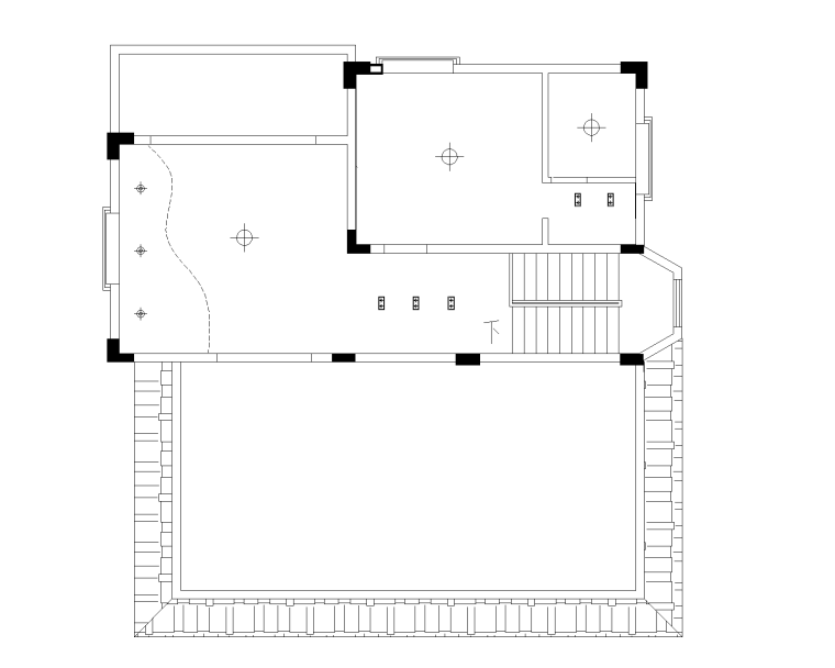 21套屋顶花园施工图（2）含室内CAD布局-6
