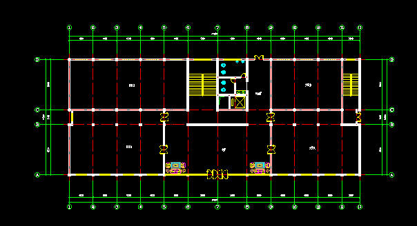 四层休闲娱乐中心建筑施工图